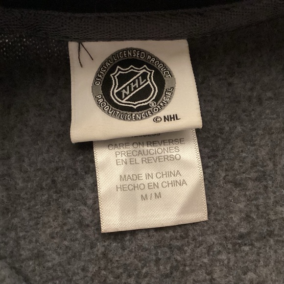 NHL Philadelphia Flyers mens zip sweater fleece jacket size Medium - Picture 8 of 10